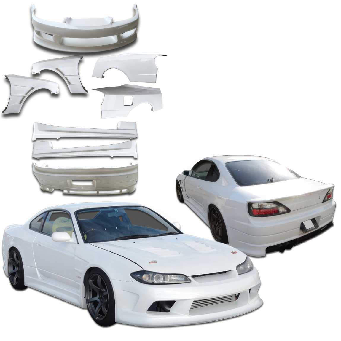 All kind of body kits for Nissan Silvia 1999. Exterior/Complete Body Kits 