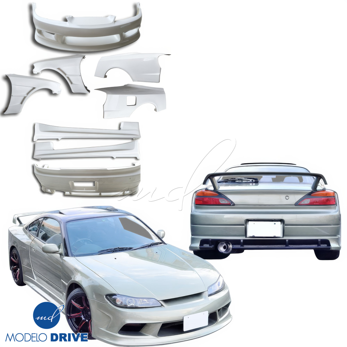 All kind of body kits for Nissan Silvia 1999. Exterior/Complete Body Kits 