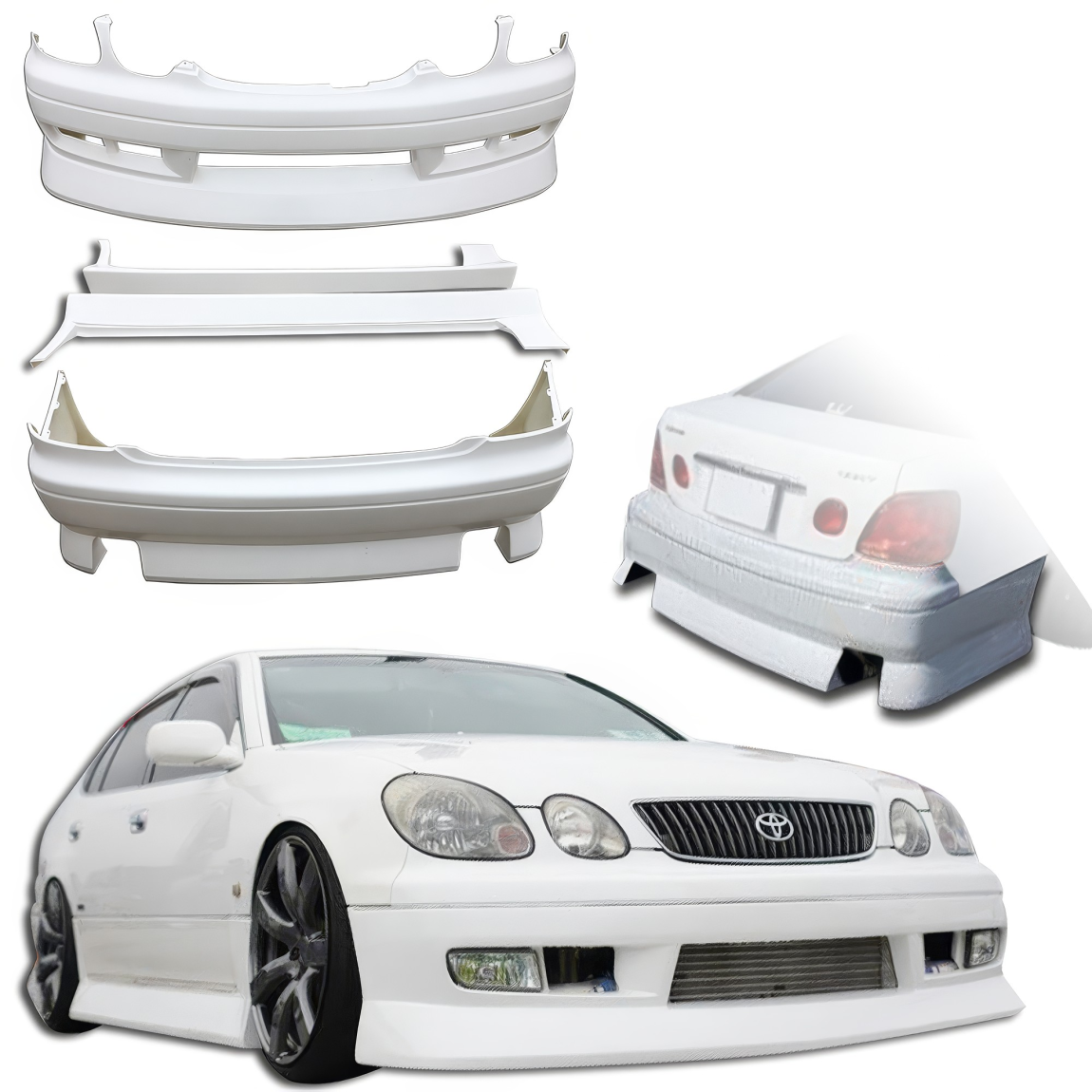 All kind of body kits for Lexus GS300 1998. Exterior/Complete Body Kits 