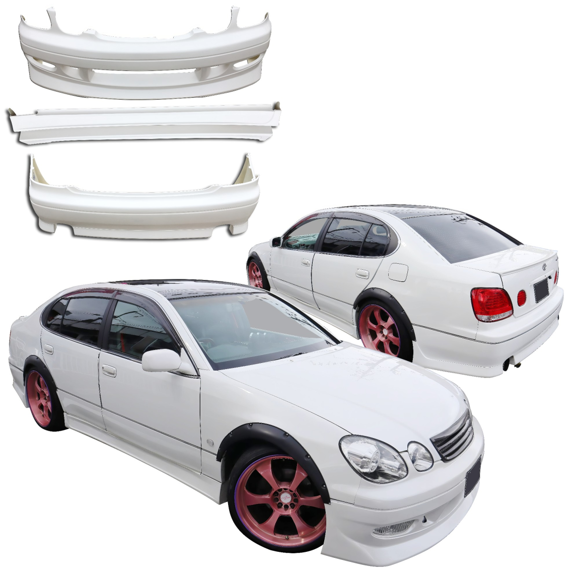 All kind of body kits for Lexus GS300 1998. Exterior/Complete Body Kits 