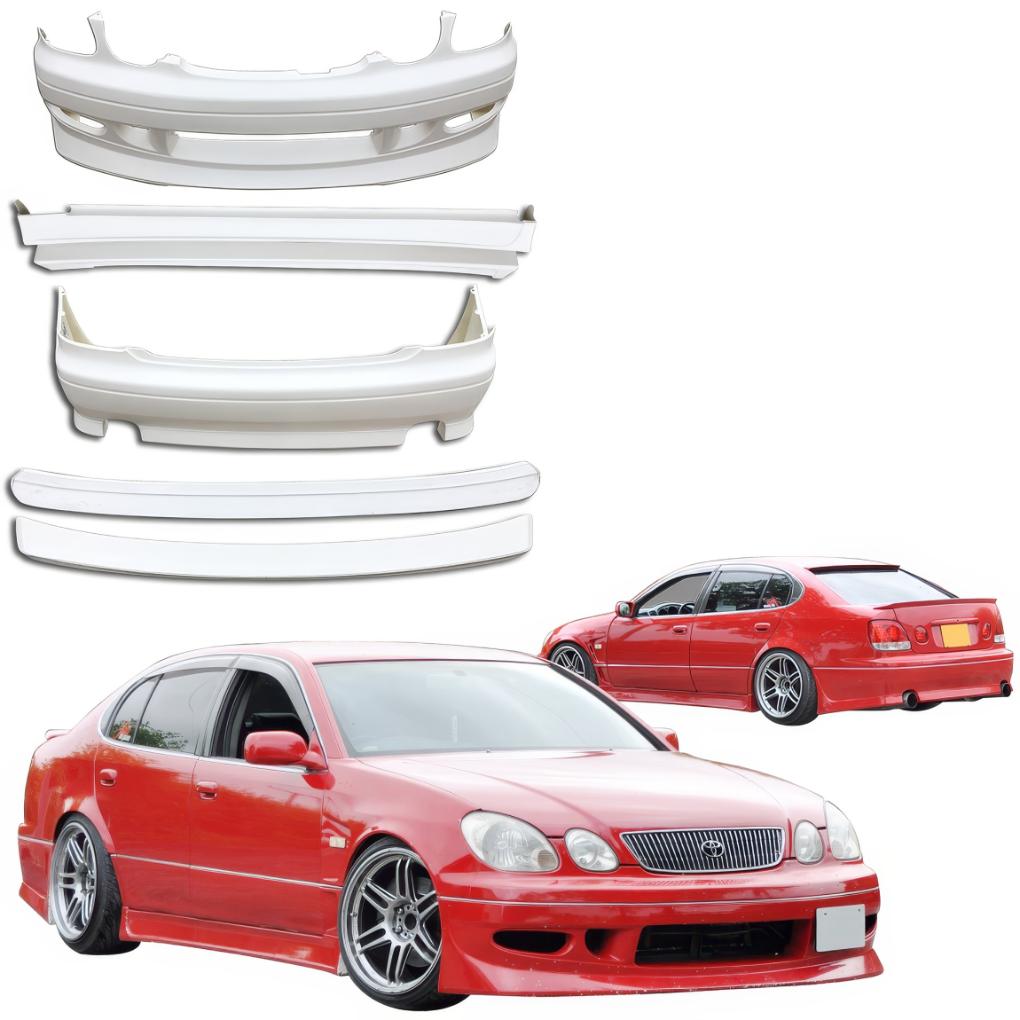 All kind of body kits for Lexus GS300 1998. Exterior/Complete Body Kits 