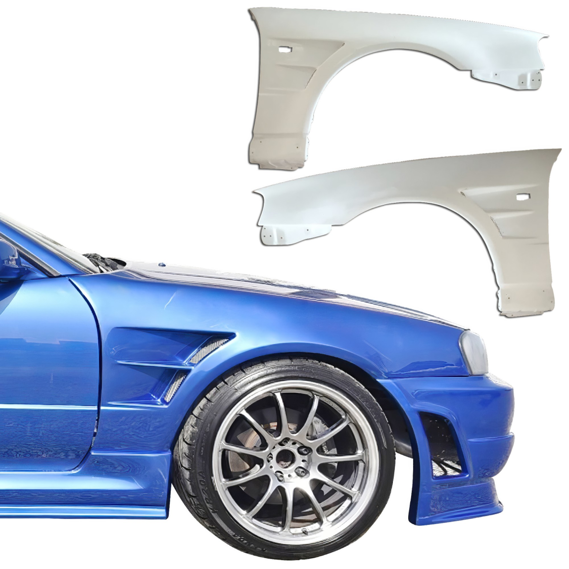 All kind of body kits for Nissan Skyline R34 1999. Exterior/Fenders 