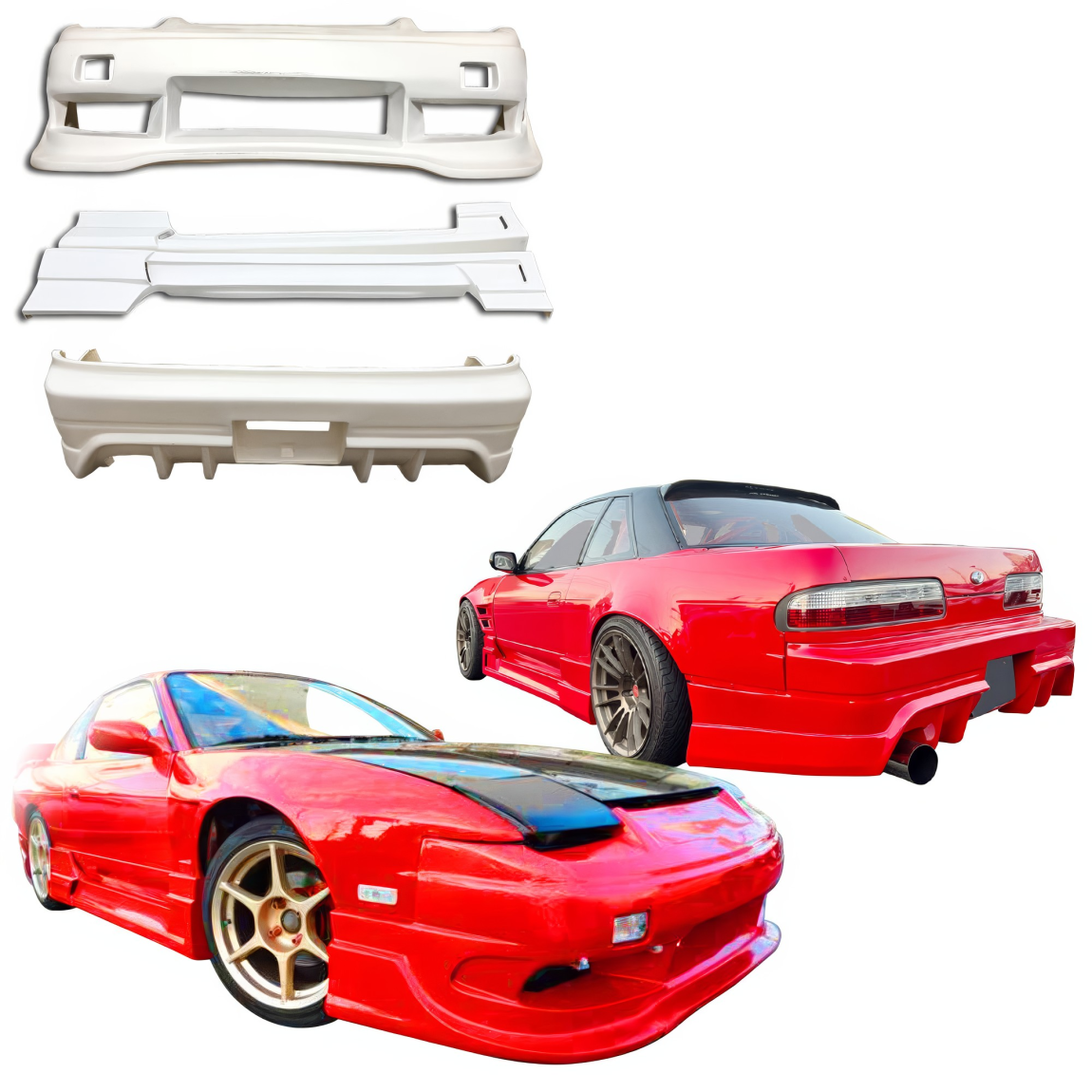 All kind of body kits for Nissan 240SX 1989. Exterior/Complete Body Kits 