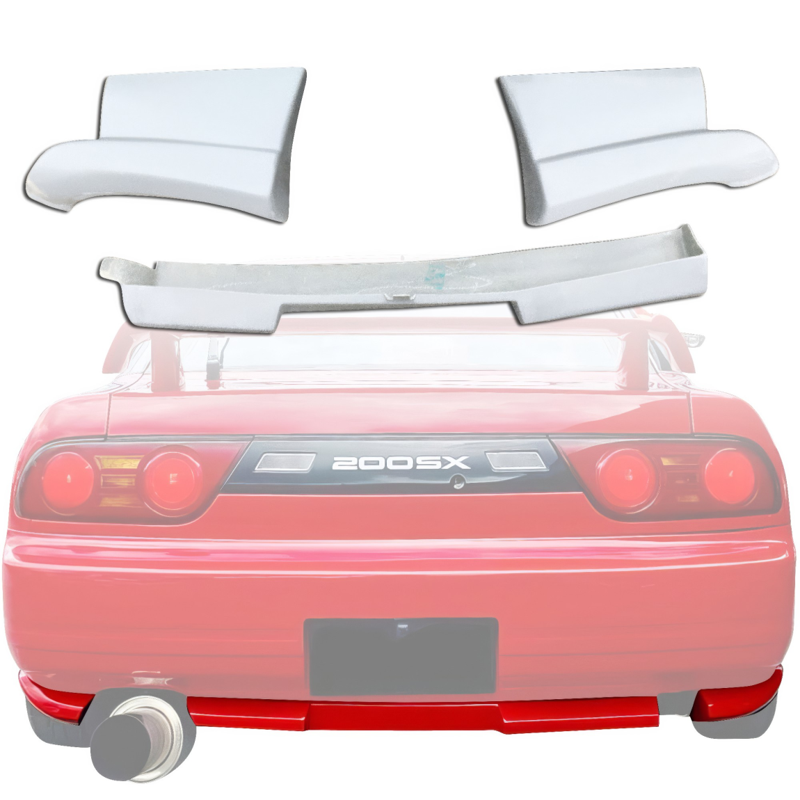 All kind of body kits for Nissan 240SX 1989. Exterior/Rear Bumpers or Lips 