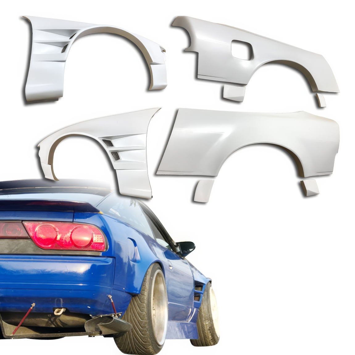 All kind of body kits for Nissan 240SX 1989. Exterior/Fenders 