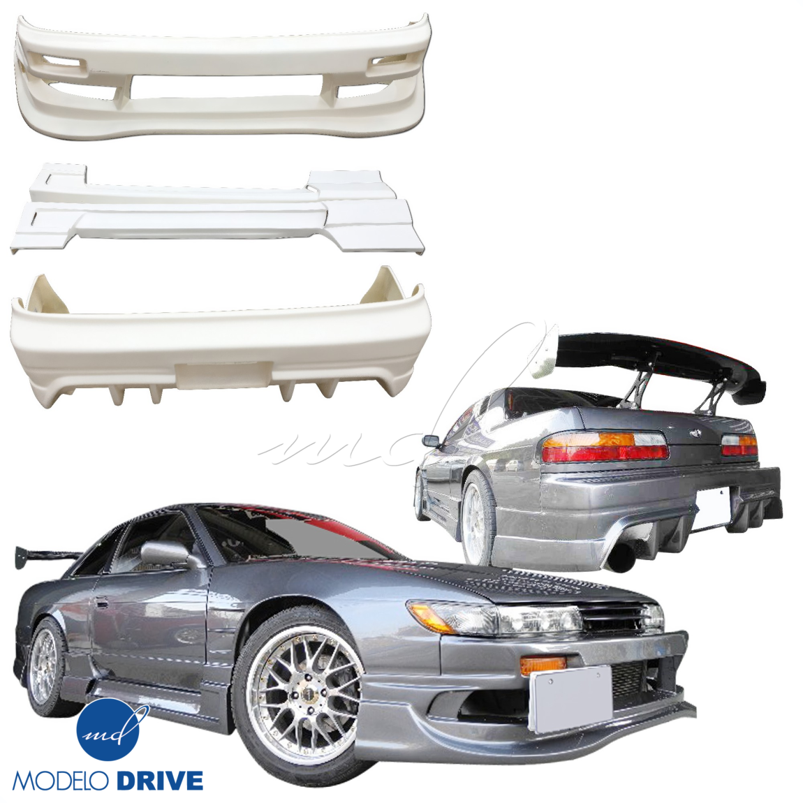 All kind of body kits for Nissan Silvia 1989. Exterior/Complete Body Kits 