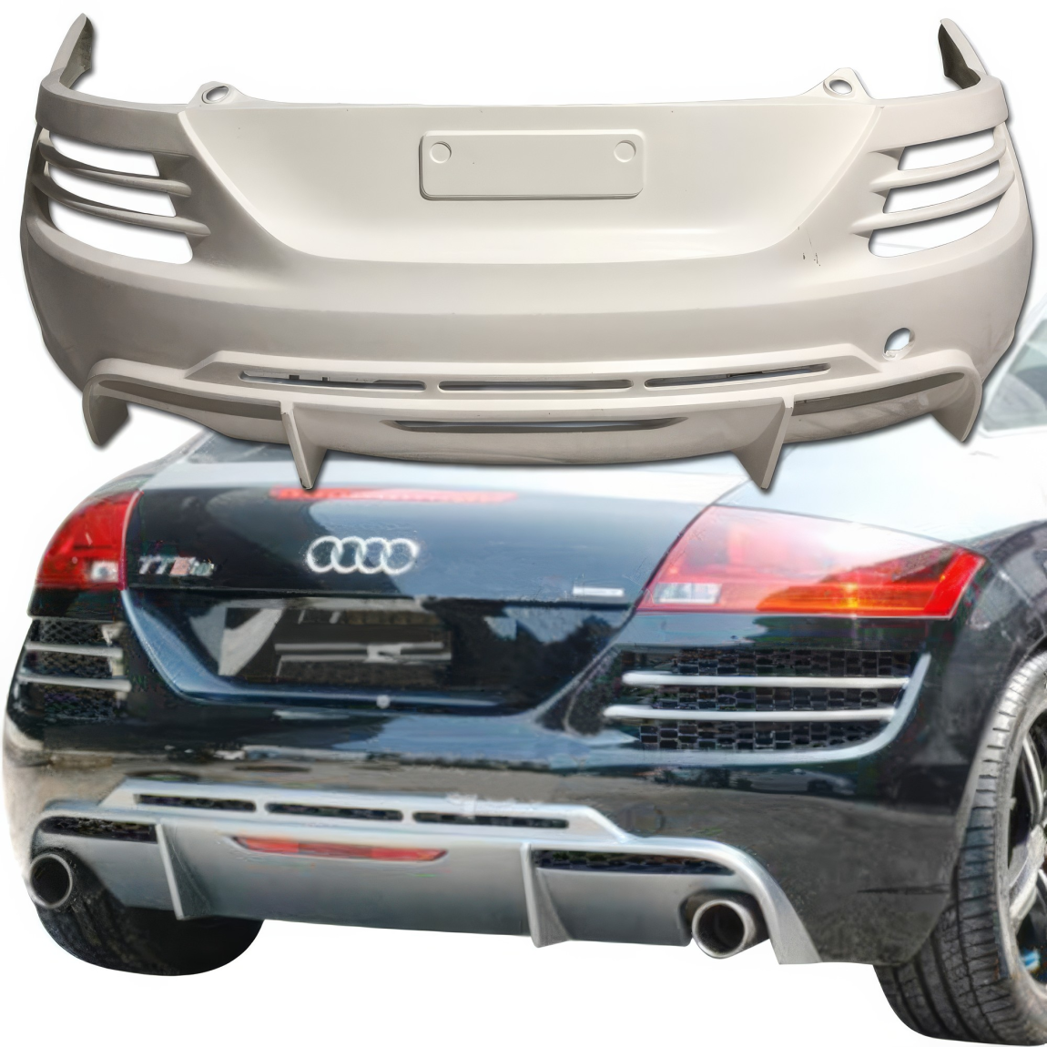 All kind of body kits for Audi TT 2008. Exterior/Rear Bumpers or Lips 