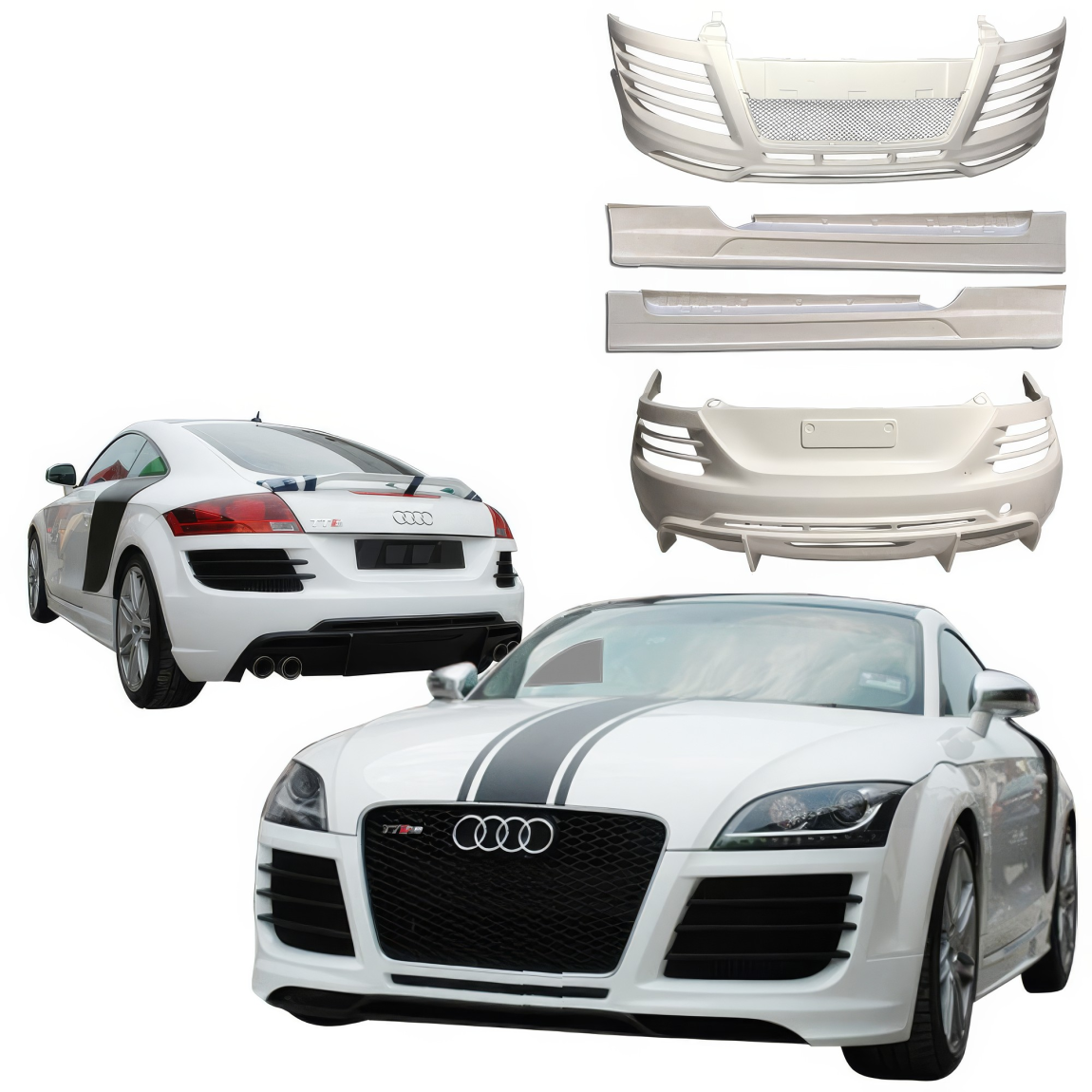 All kind of body kits for Audi TT 2008. Exterior/Complete Body Kits 