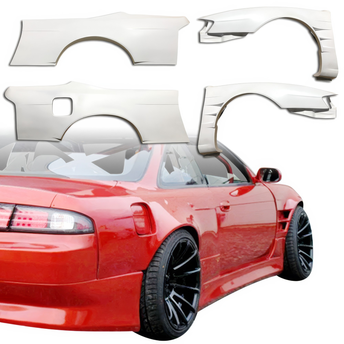 All kind of body kits for Nissan 240SX 1997. Exterior/Fenders 