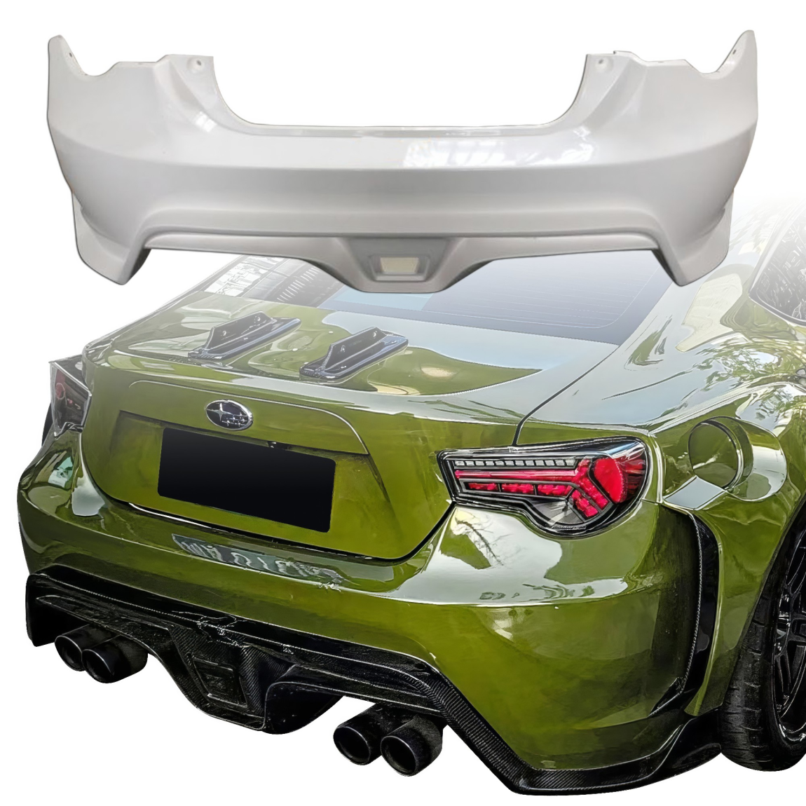 All kind of body kits for Subaru BRZ 2013. Exterior/Rear Bumpers or Lips 