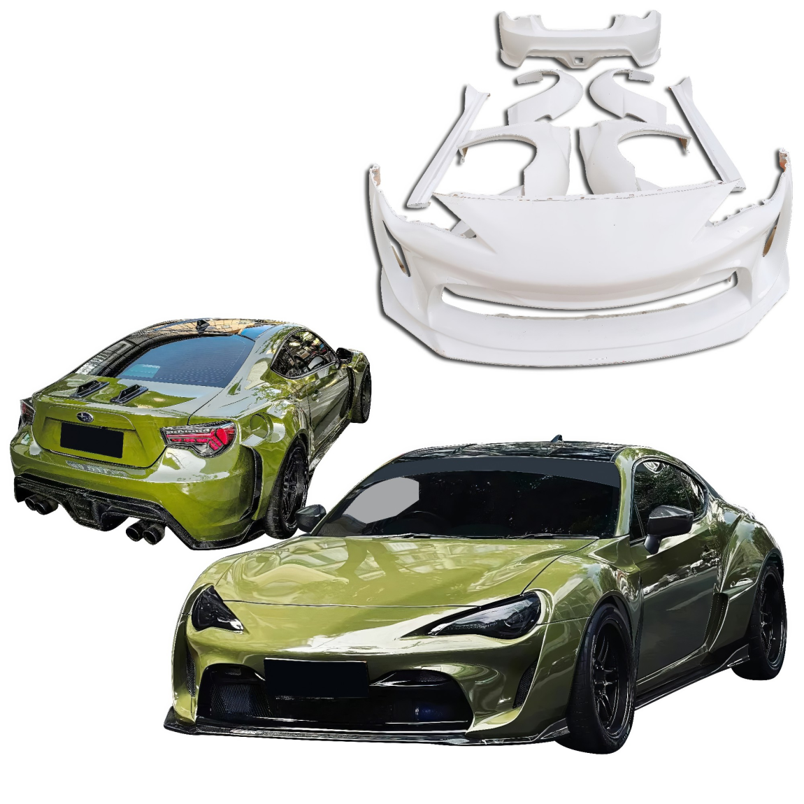 All kind of body kits for Subaru BRZ 2013. Exterior/Complete Body Kits 