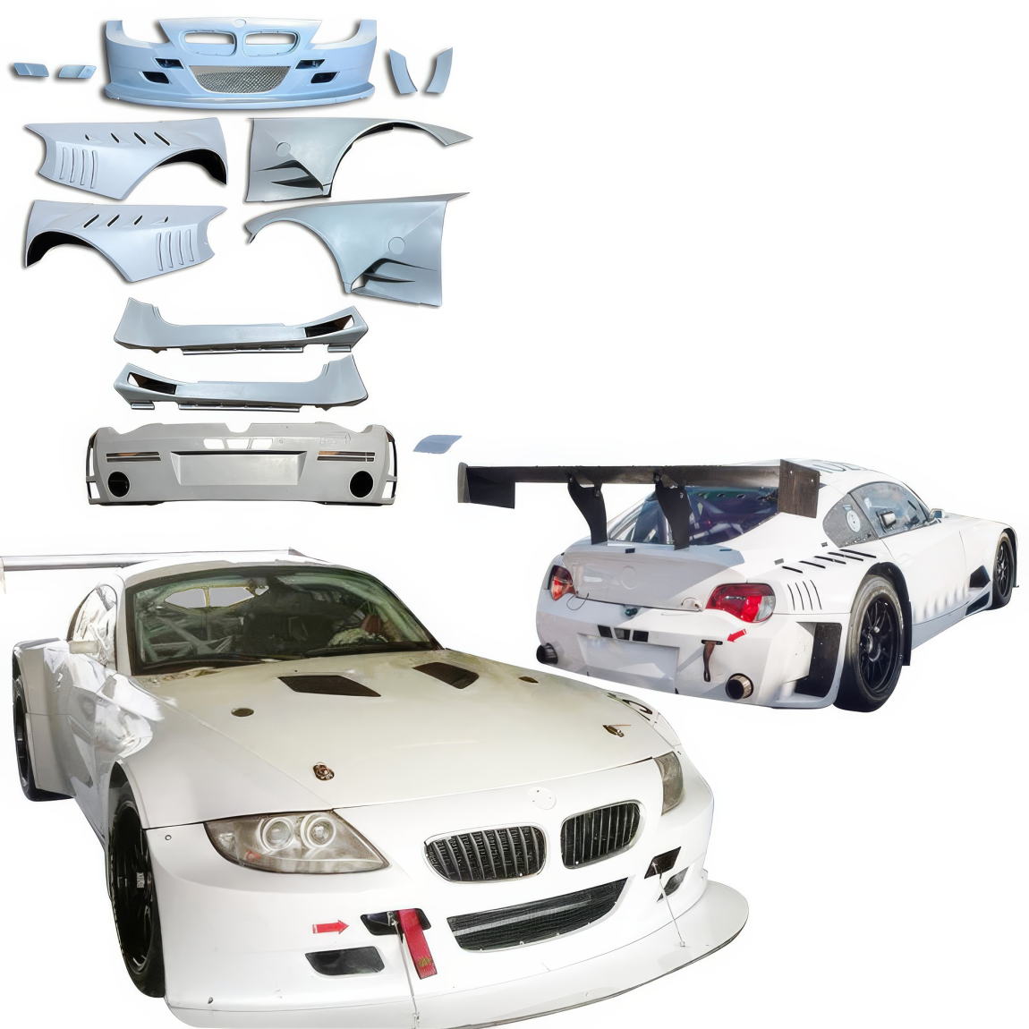 All kind of body kits for BMW Z4 2003. Exterior/Complete Body Kits 