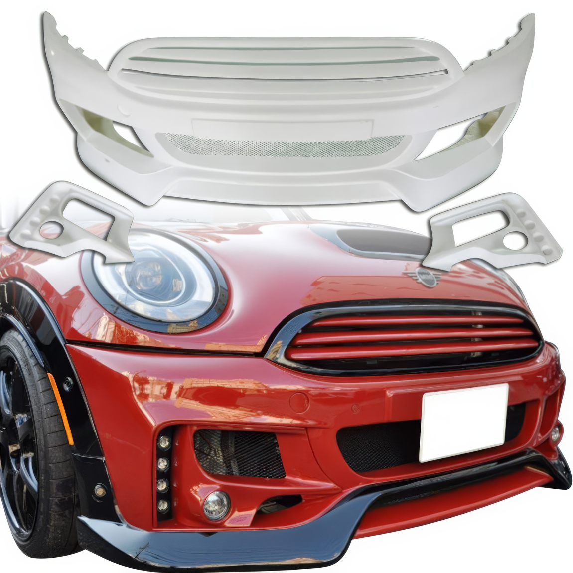 All kind of body kits for Mini Cooper 2014. Exterior/Front Bumpers or Lips 