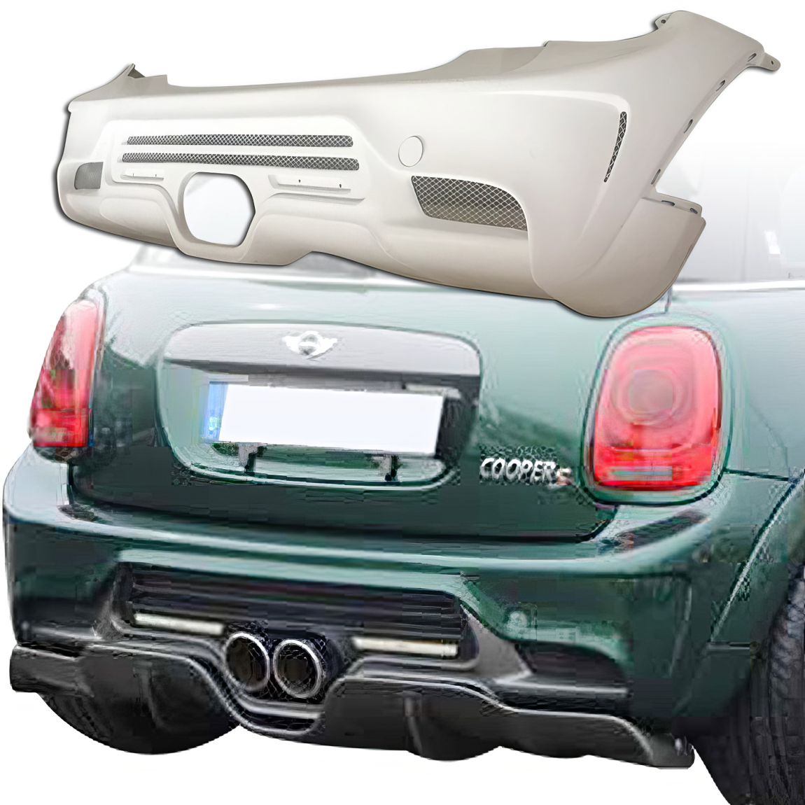 All kind of body kits for Mini Cooper 2014. Exterior/Rear Bumpers or Lips 