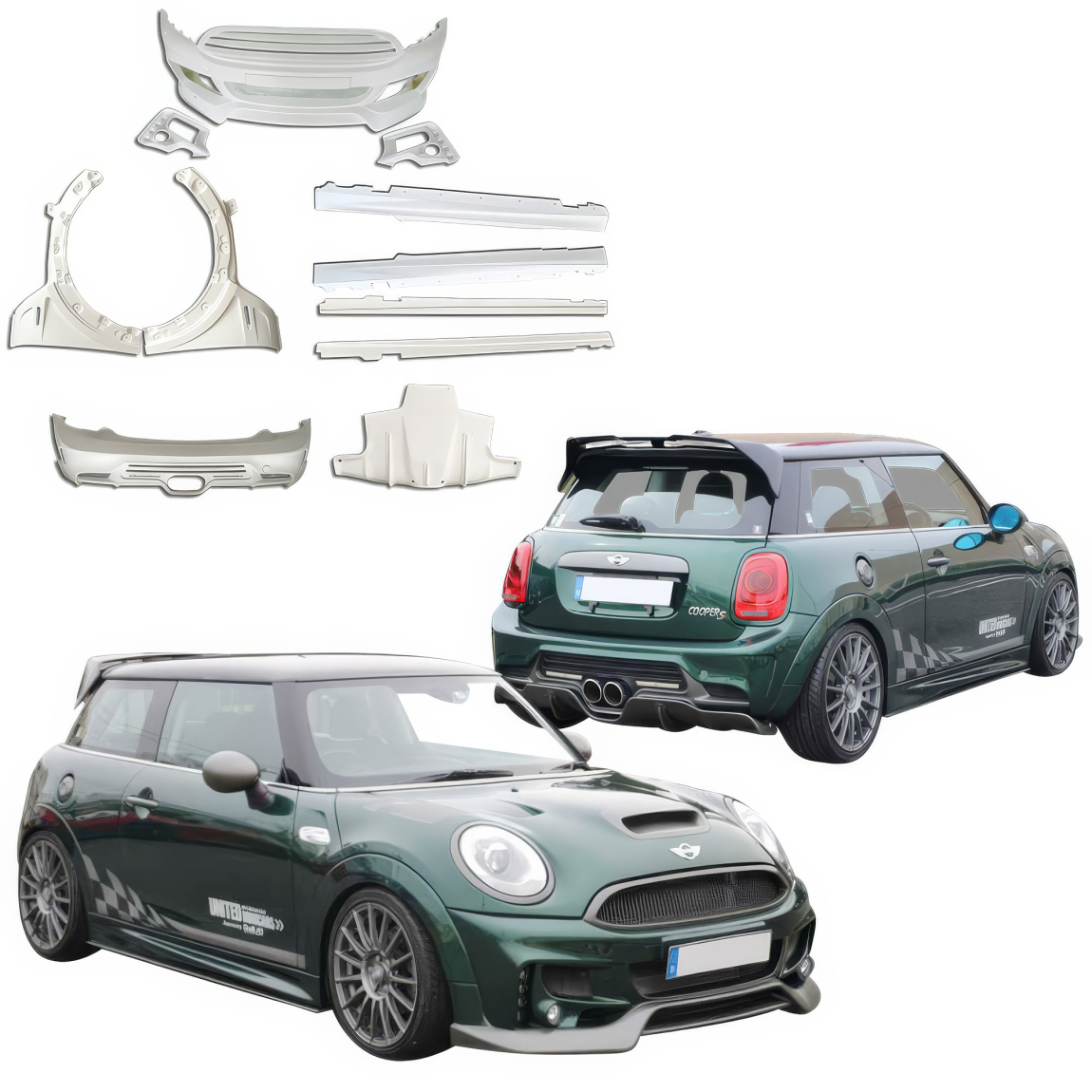 All kind of body kits for Mini Cooper 2014. Exterior/Complete Body Kits 