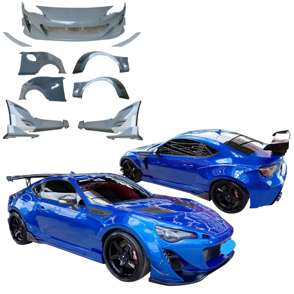 All kind of body kits for Subaru BRZ 2013. Exterior/Complete Body Kits 