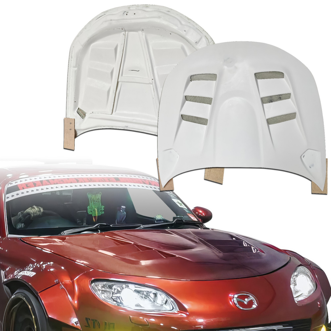 All kind of body kits for Mazda Miata 2006. Exterior/Hoods 