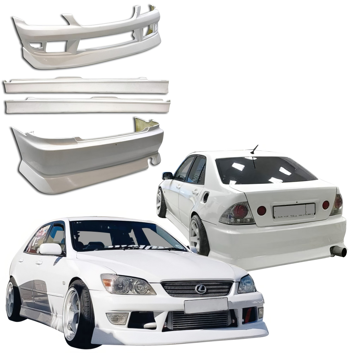 All kind of body kits for Lexus IS Series 2000. Exterior/Complete Body Kits 