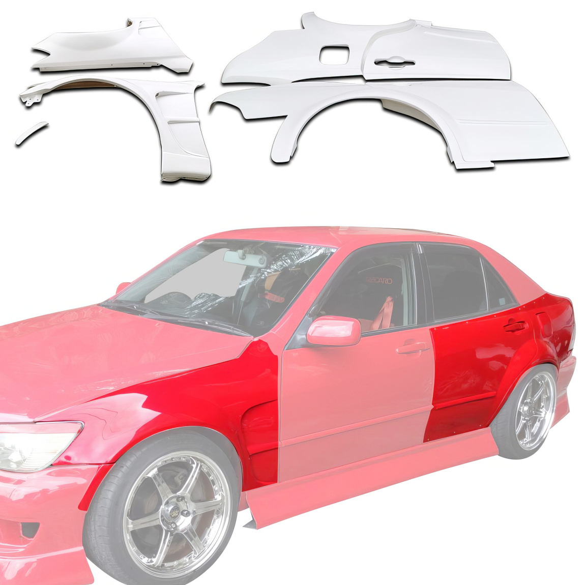 All kind of body kits for Lexus IS Series 2000. Exterior/Fenders 