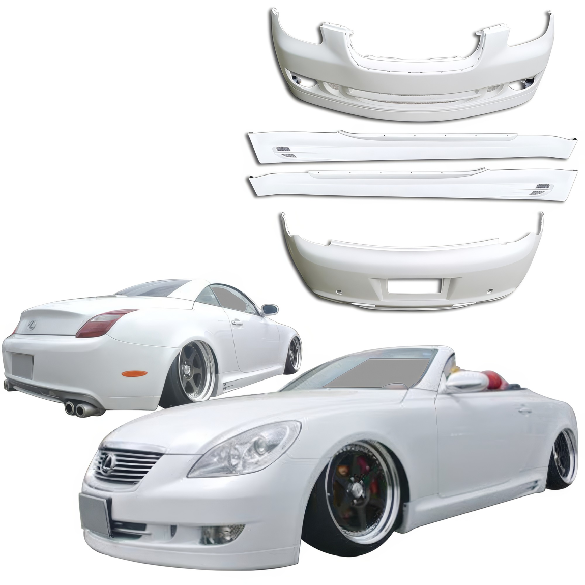 All kind of body kits for Lexus SC430 2002. Exterior/Complete Body Kits 