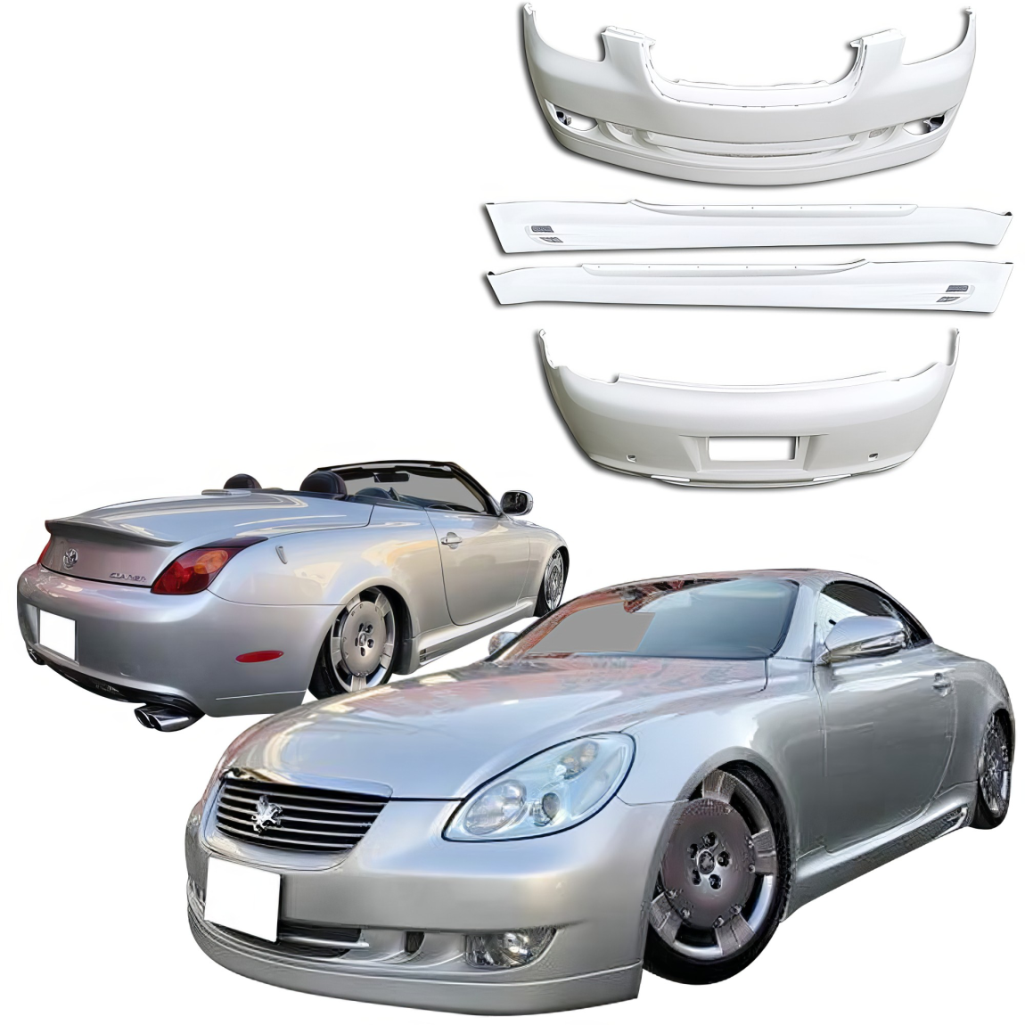 All kind of body kits for Lexus SC430 2002. Exterior/Complete Body Kits 