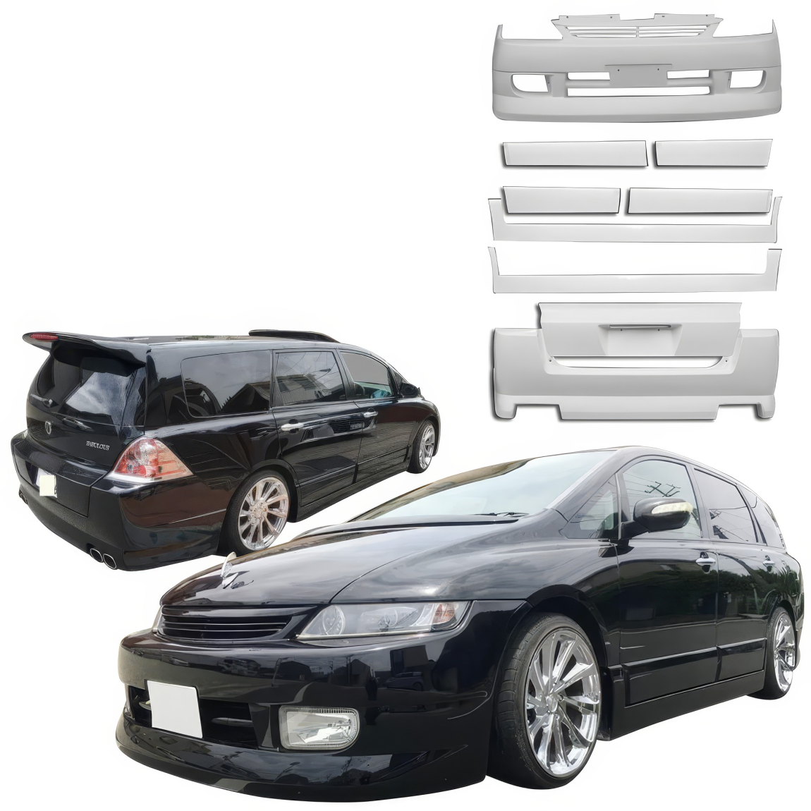 All kind of body kits for Honda Odyssey 2004. Exterior/Complete Body Kits 