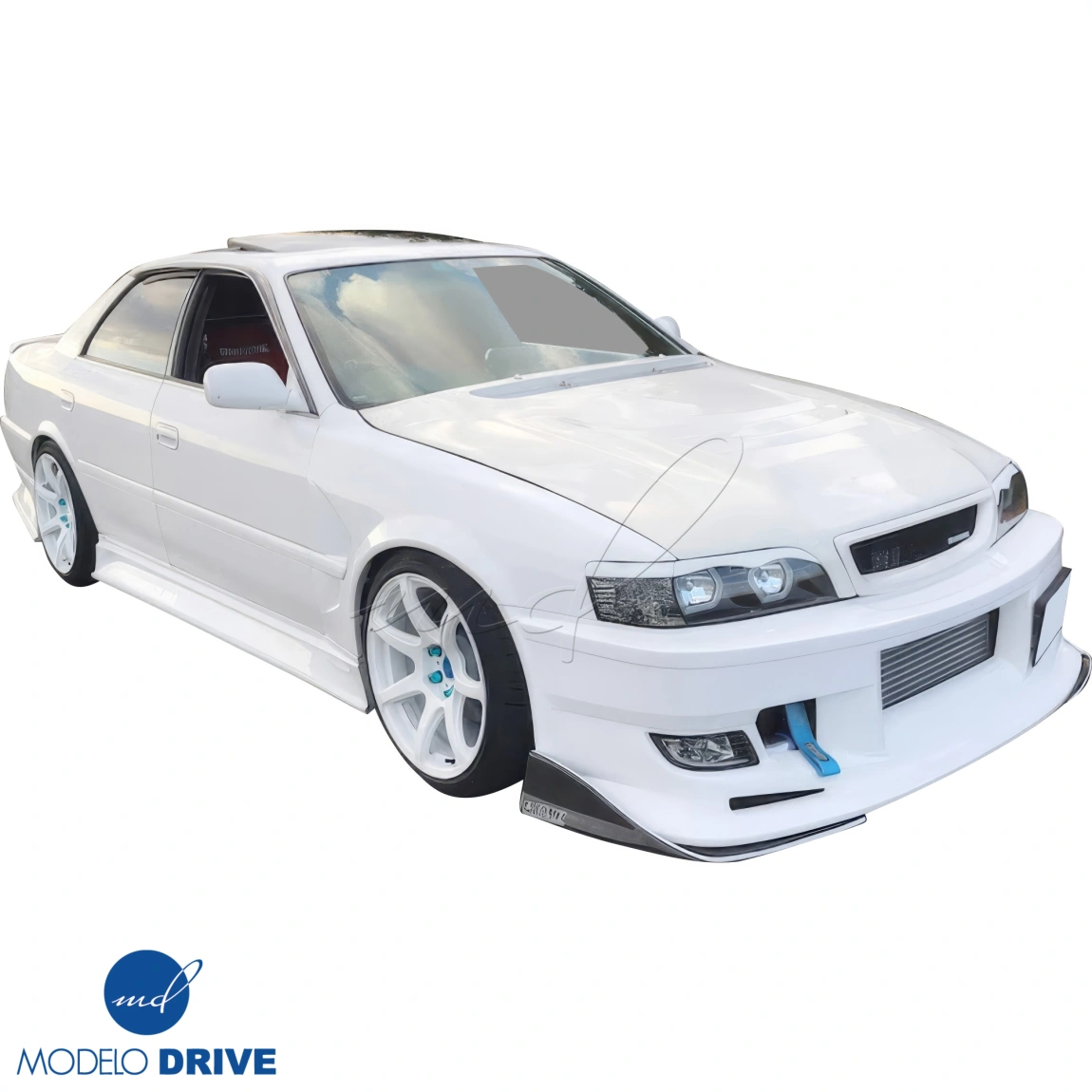 ModeloDrive FRP DMA D1 Hood (JZX100) for Chaser Toyota 96-00