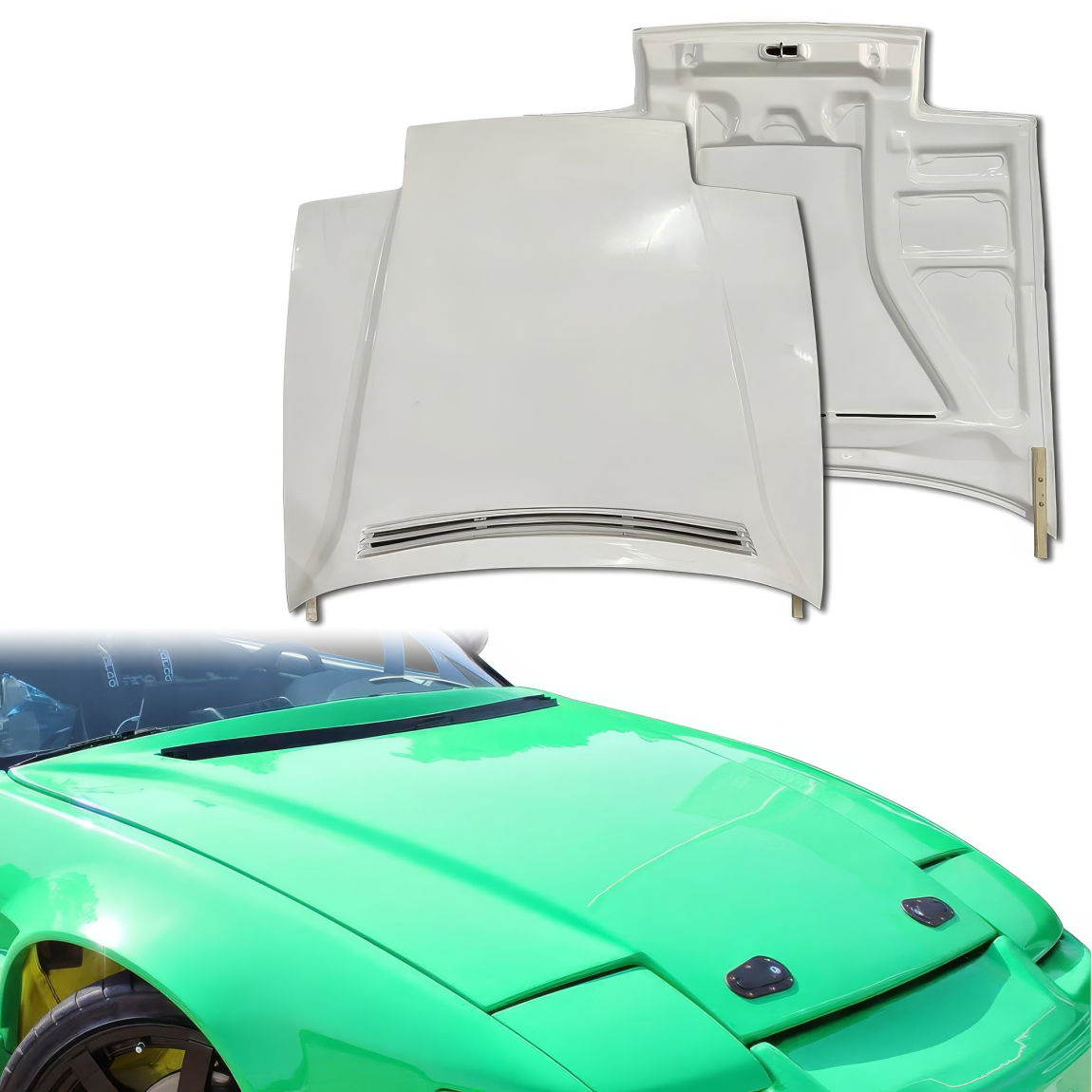 All kind of body kits for Nissan 240SX 1989. Exterior/Hoods 