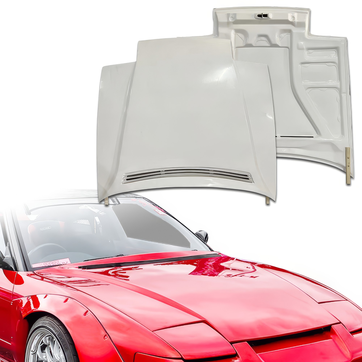 All kind of body kits for Nissan 240SX 1989. Exterior/Hoods 