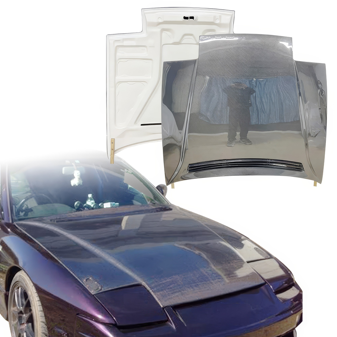 All kind of body kits for Nissan 240SX 1989. Exterior/Hoods 