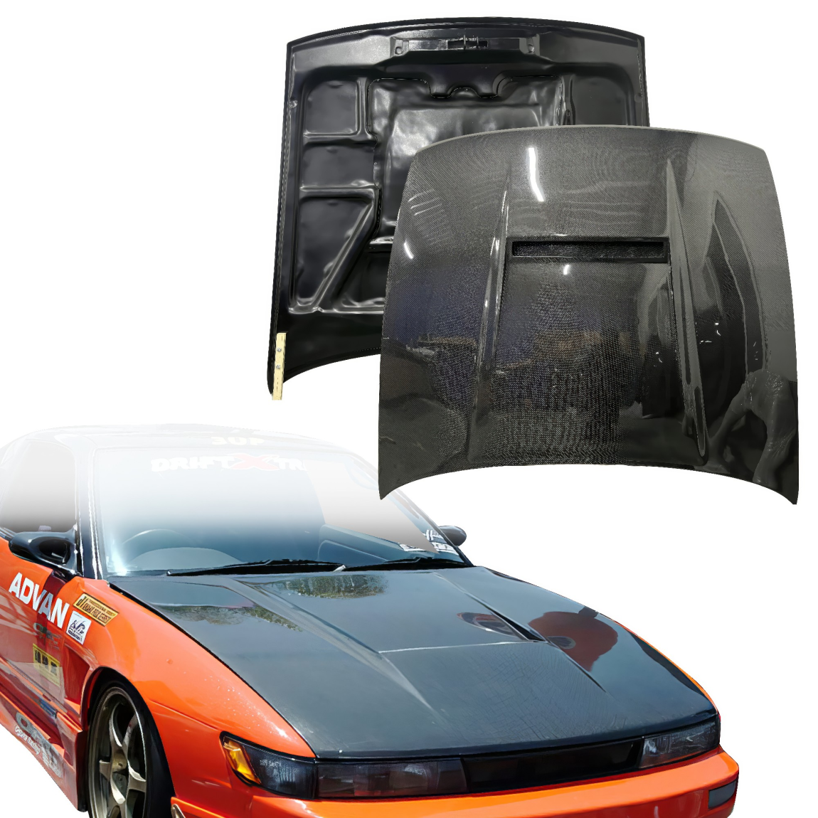 All kind of body kits for Nissan Silvia 1989. Exterior/Hoods 