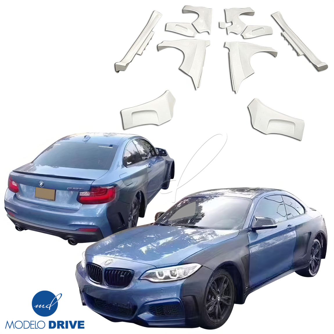 All kind of body kits for BMW 2-Series 2014. Exterior/Complete Body Kits 