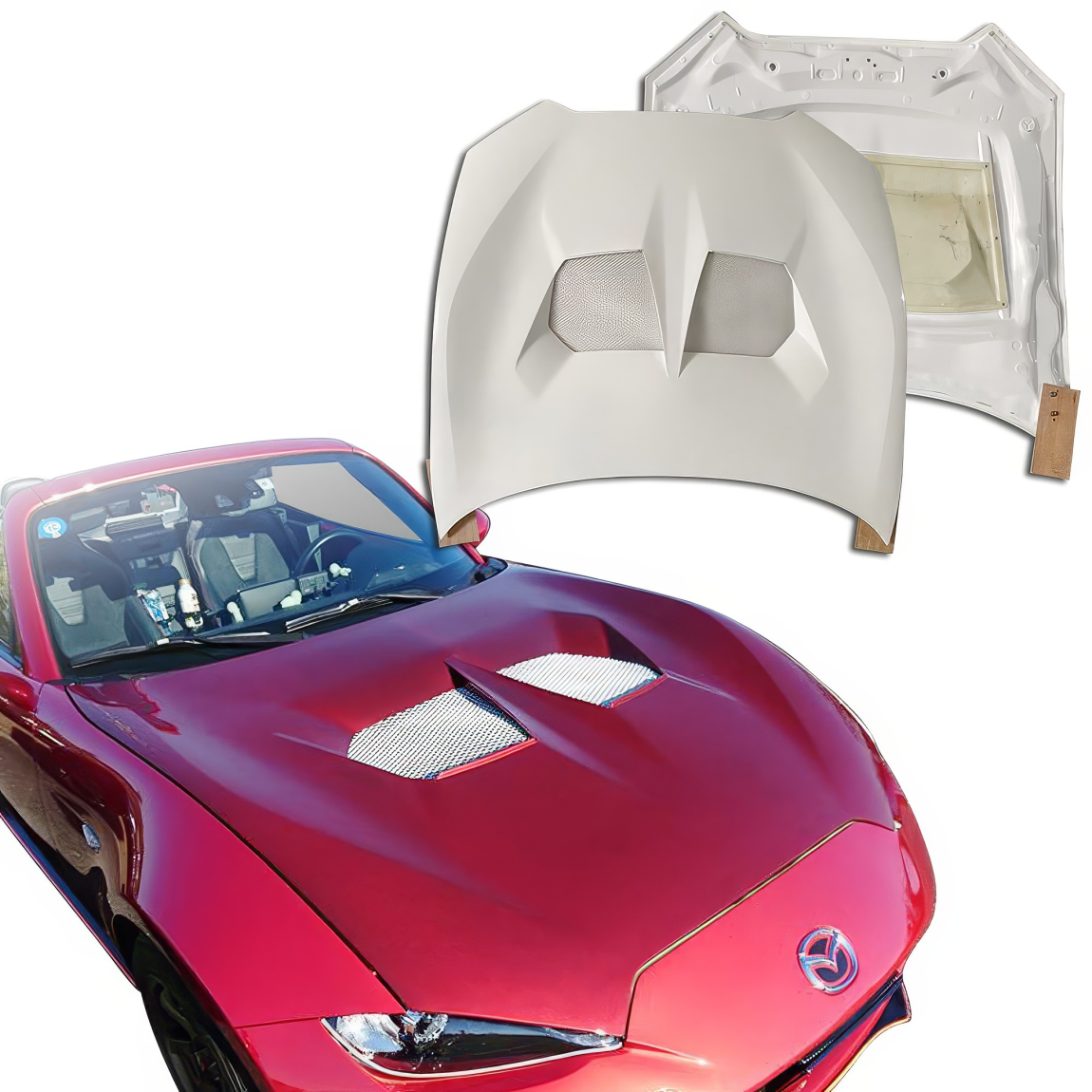 All kind of body kits for Mazda Miata 2016. Exterior/Hoods 