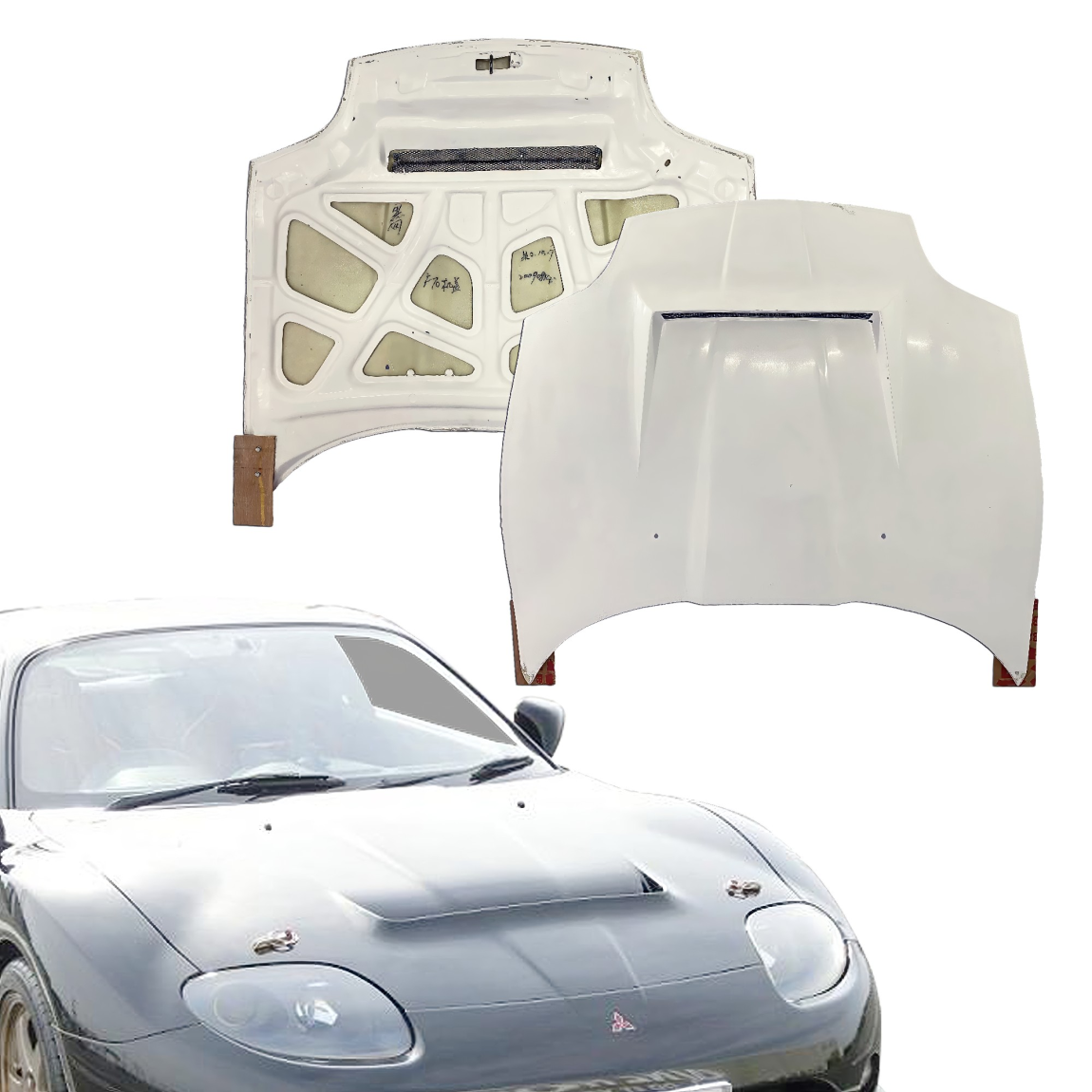 All kind of body kits for Mitsubishi FTO 1994. Exterior/Hoods 