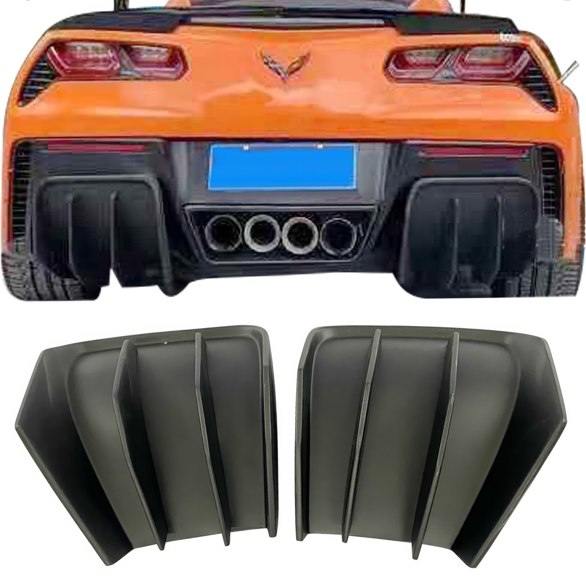 All kind of body kits for Chevrolet Corvette 2014. Exterior/Diffusers 