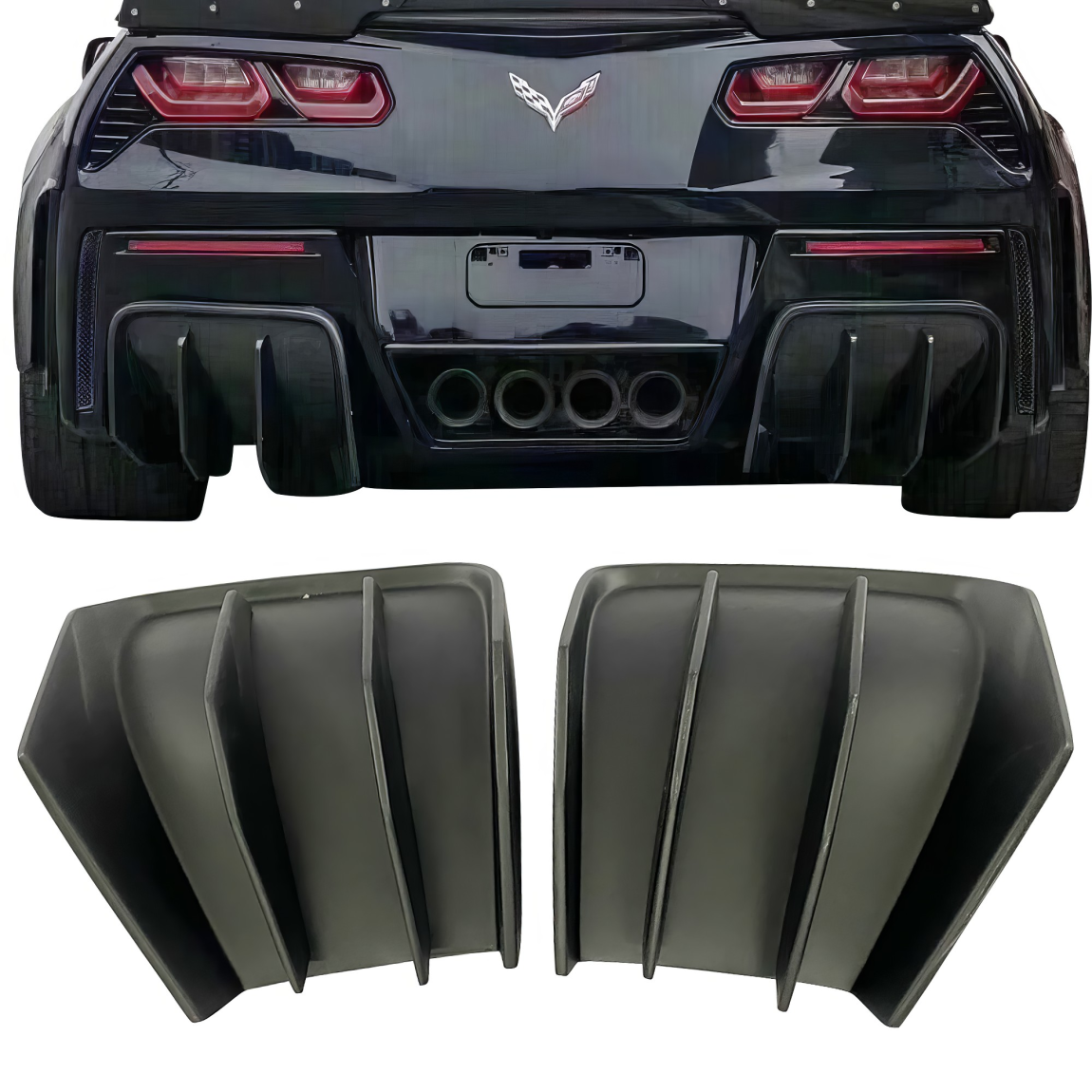 All kind of body kits for Chevrolet Corvette 2014. Exterior/Diffusers 