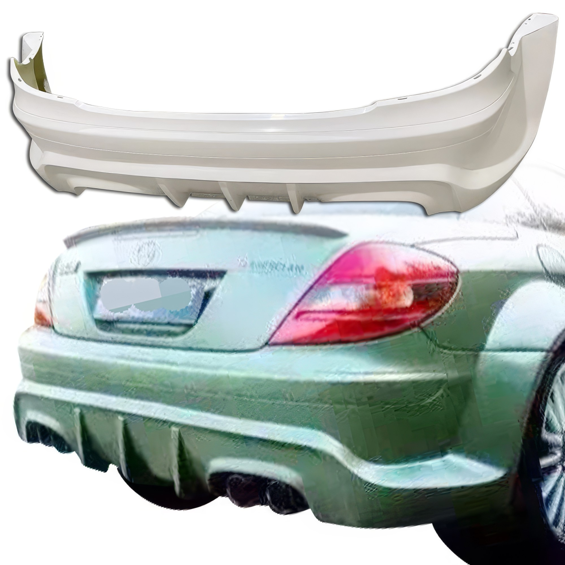 All kind of body kits for Mercedes-Benz SLK-Class 2005. Exterior/Rear Bumpers or Lips 