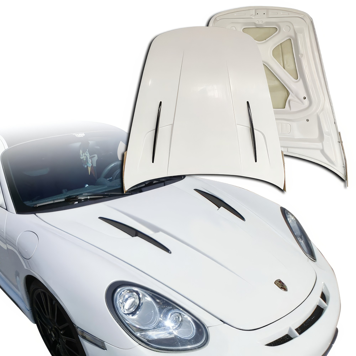 All kind of body kits for Porsche Cayman 2006. Exterior/Hoods 