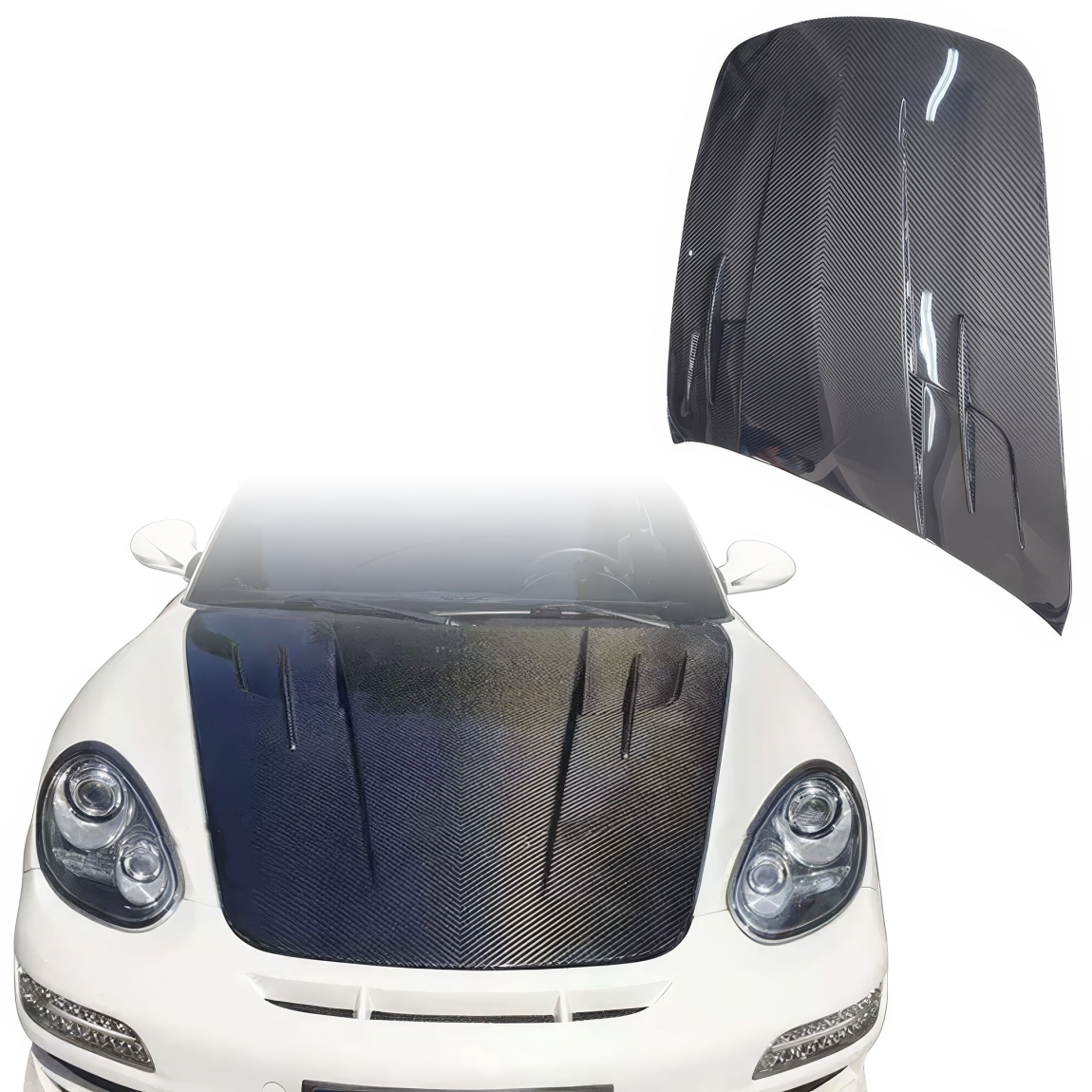 All kind of body kits for Porsche Cayman 2006. Exterior/Hoods 