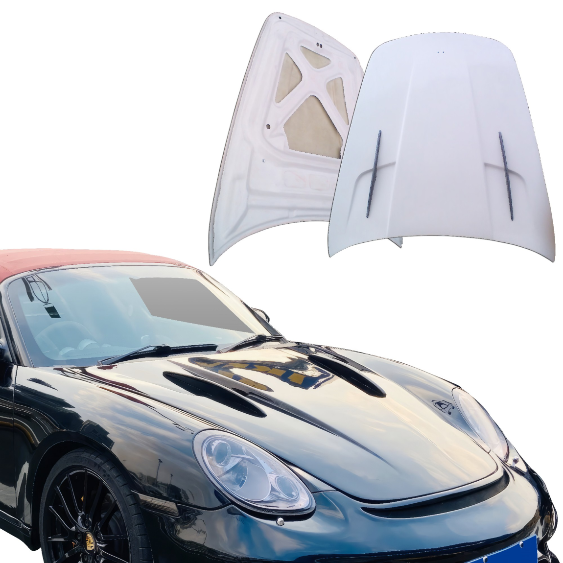 All kind of body kits for Porsche Boxster 2005. Exterior/Hoods 