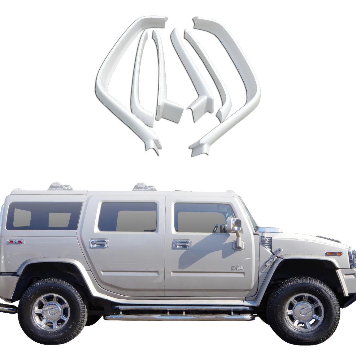 All kind of body kits for Hummer H2 2003. Exterior/Complete Body Kits 