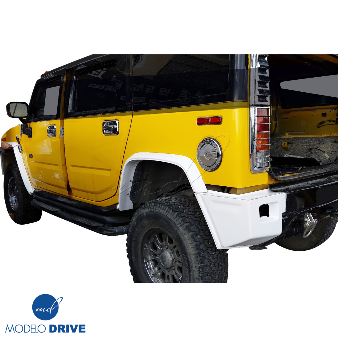 All kind of body kits for Hummer H2 2003. Exterior/Rear Bumpers or Lips 