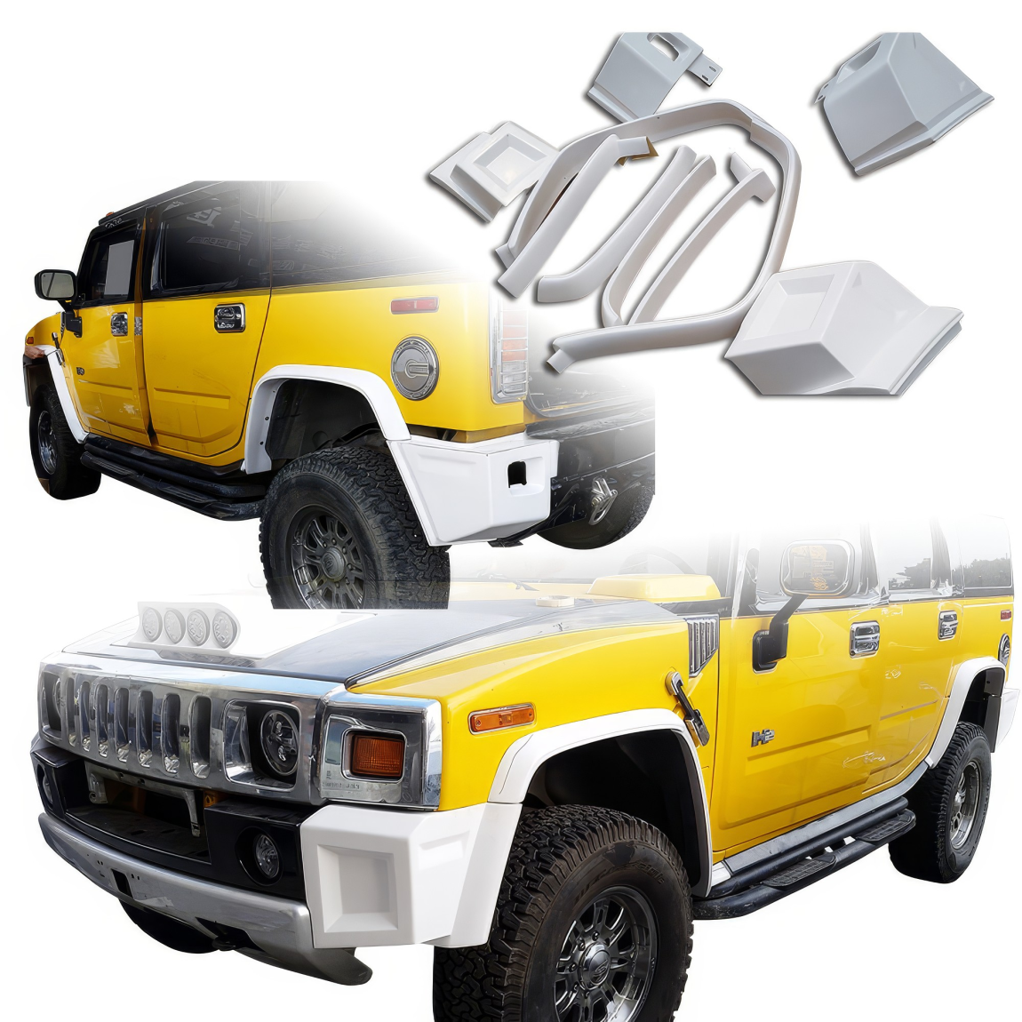 All kind of body kits for Hummer H2 2003. Exterior/Complete Body Kits 