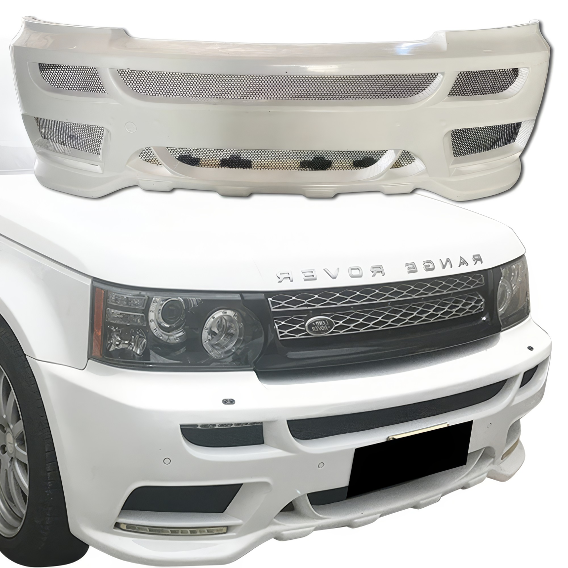 All kind of body kits for Land Rover Range Rover Sport 2010. Exterior/Front Bumpers or Lips 