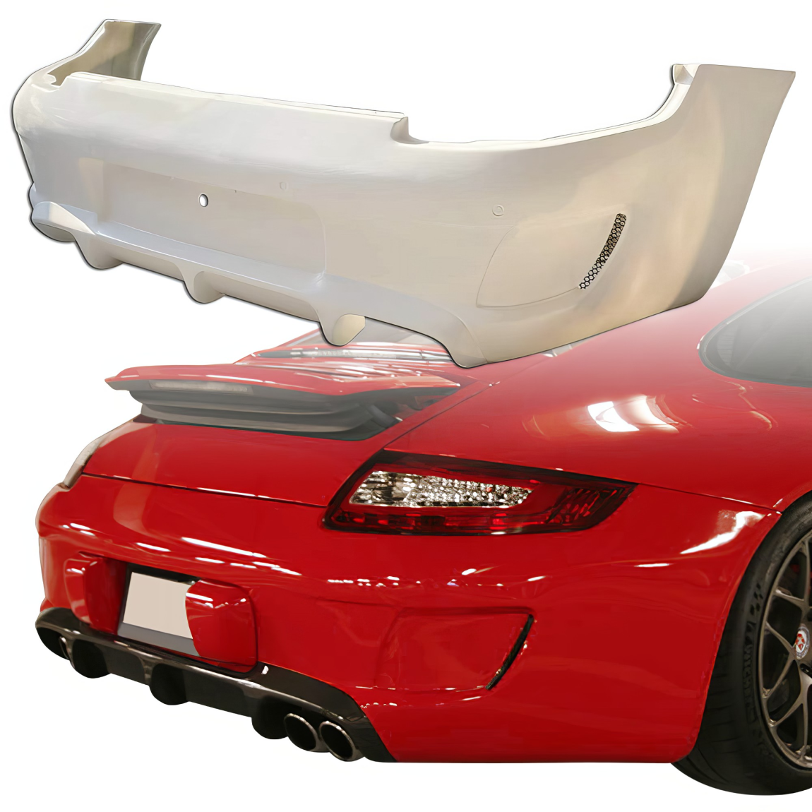 All kind of body kits for Porsche 911 2005. Exterior/Rear Bumpers or Lips 