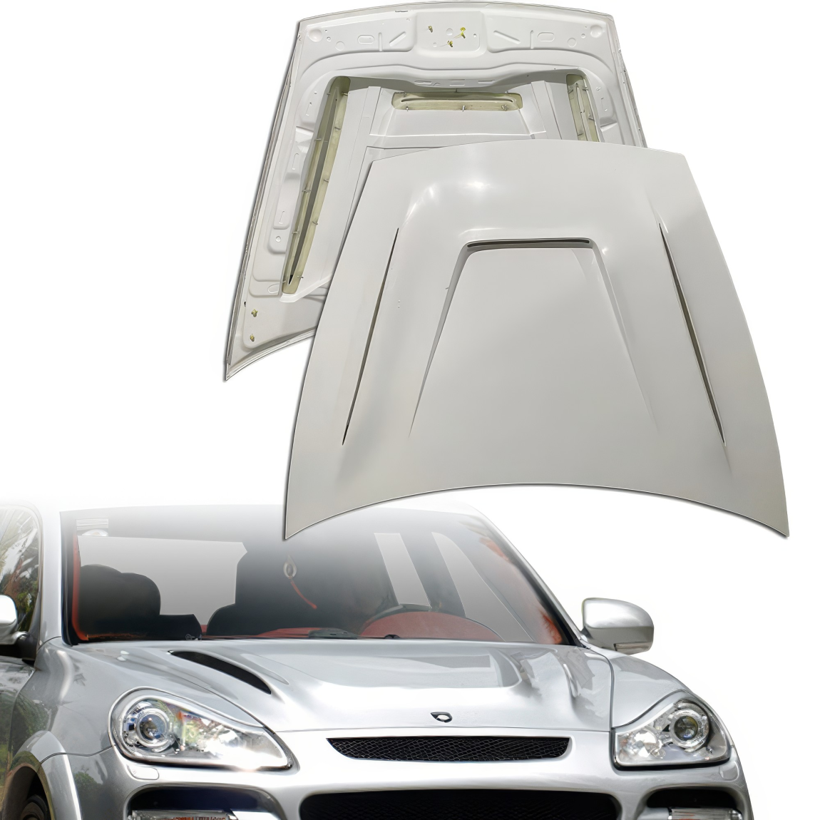 All kind of body kits for Porsche Cayenne 2003. Exterior/Hoods 