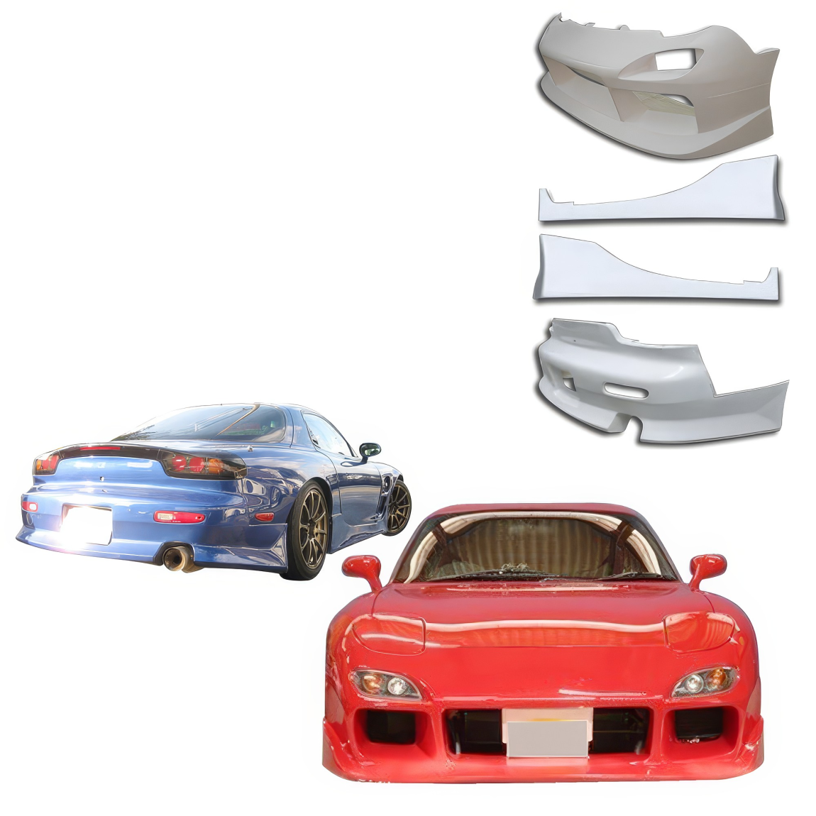 All kind of body kits for Mazda RX-7 1993. Exterior/Complete Body Kits 