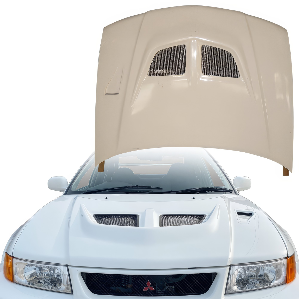 All kind of body kits for Mitsubishi Evolution 1998. Exterior/Hoods 