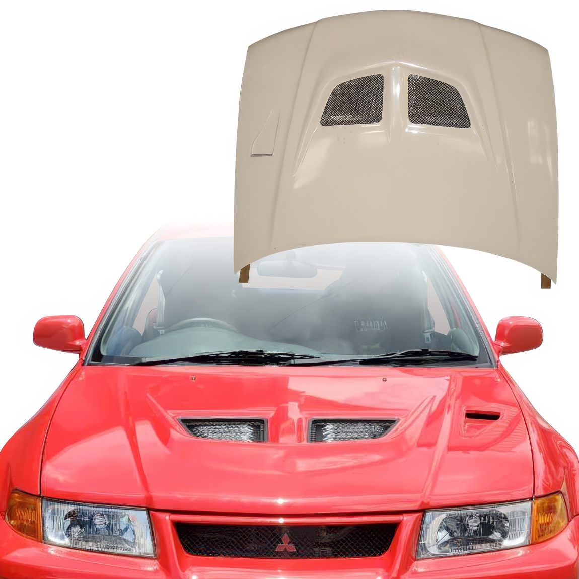 All kind of body kits for Mitsubishi Evolution 1998. Exterior/Hoods 