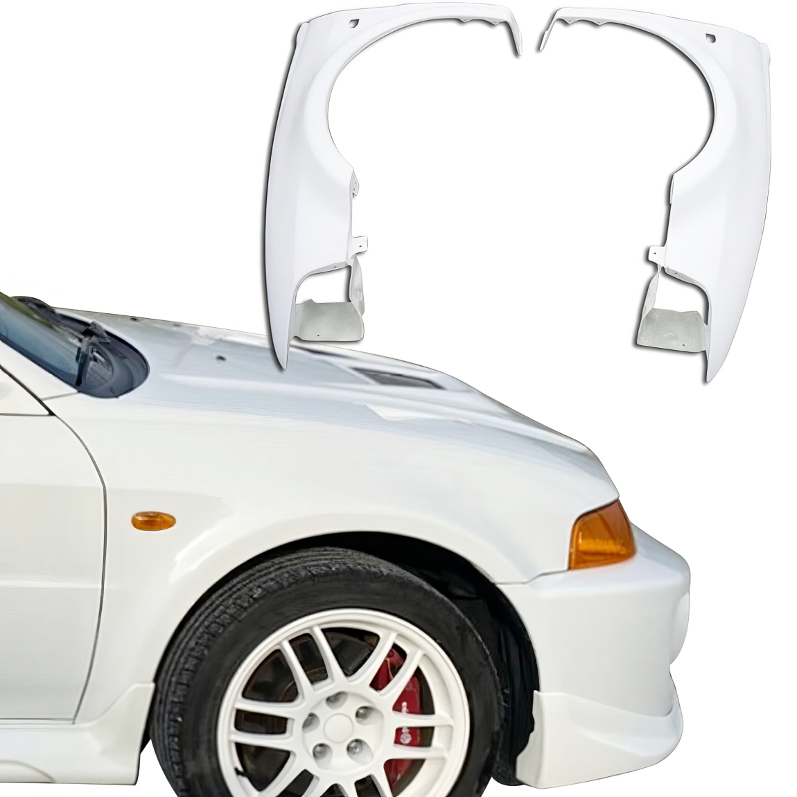 All kind of body kits for Mitsubishi Evolution 1998. Exterior/Hoods 